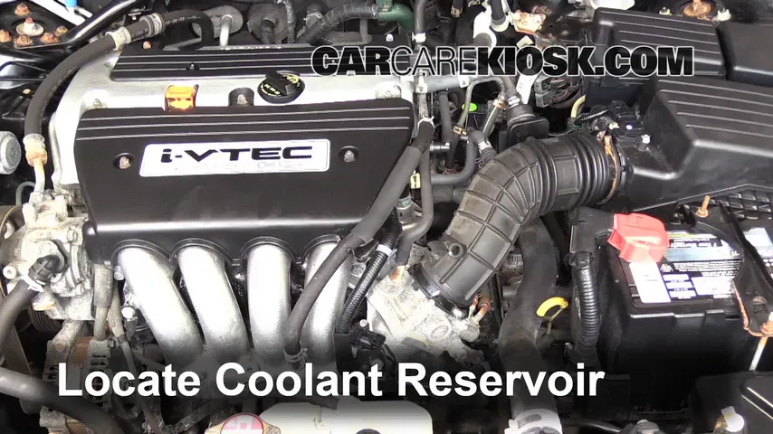 2006 Honda Accord EX 2.4L 4 Cyl. Coupe (2 Door) Coolant (Antifreeze) Flush Coolant